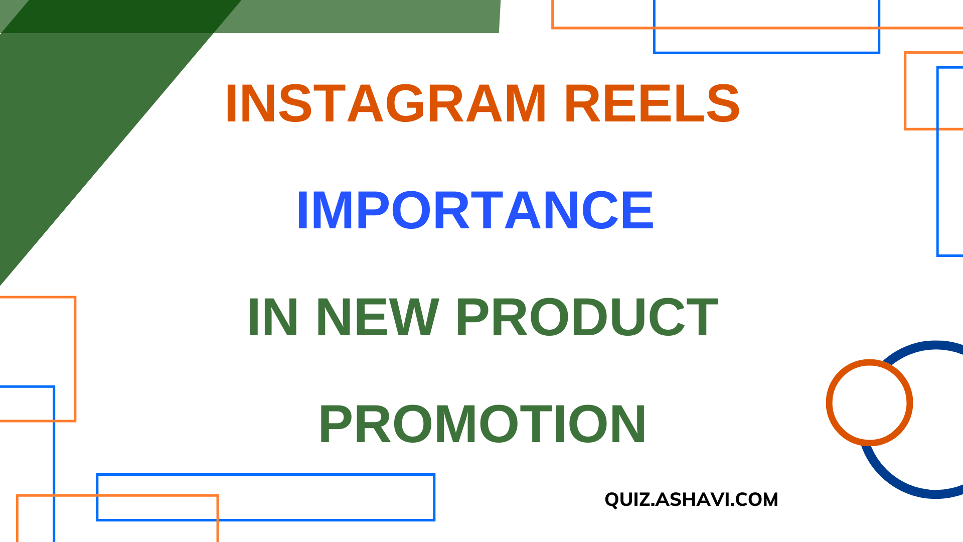 Instagram Reels Importance in New Product Promotion